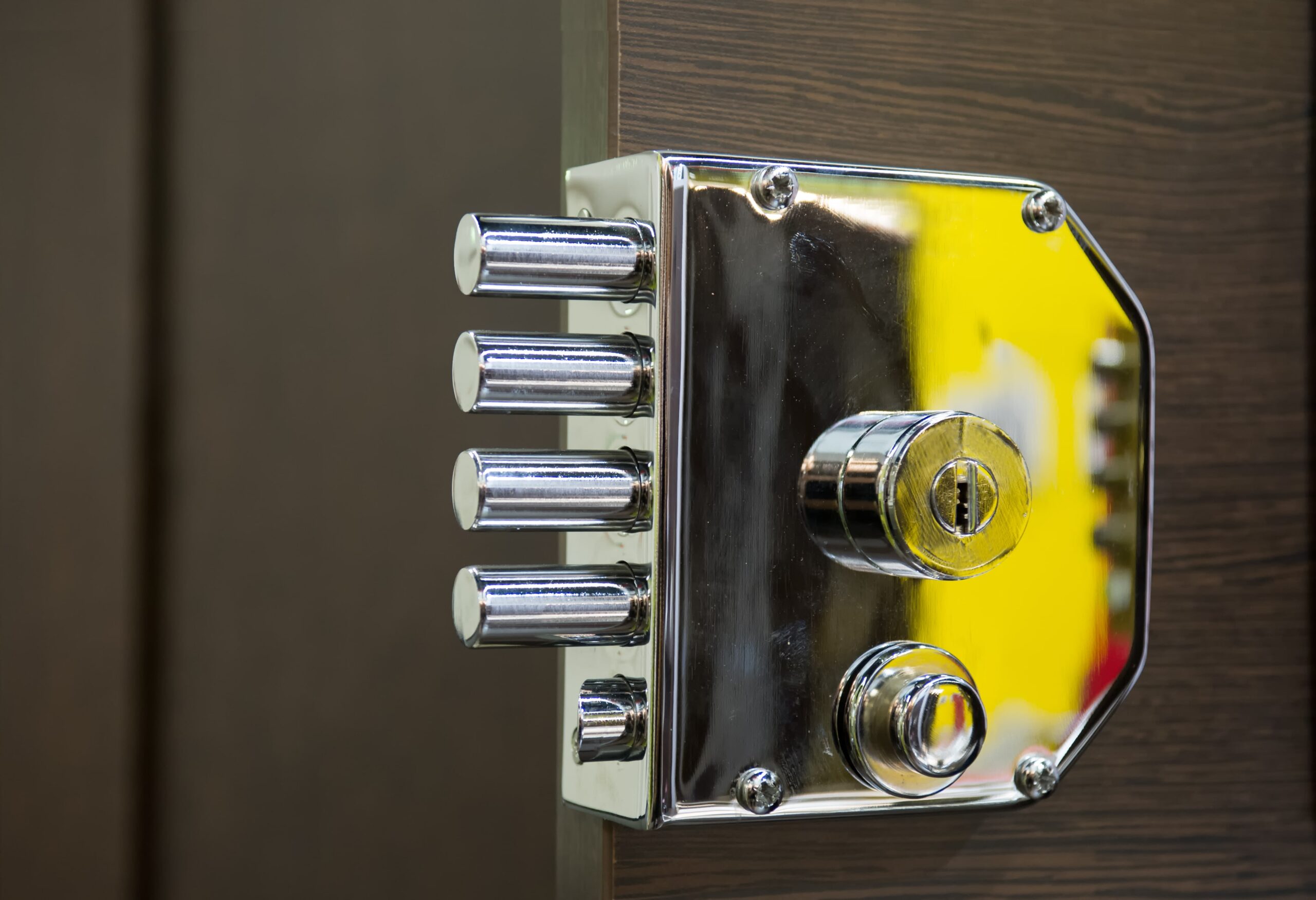 close up of a high security look