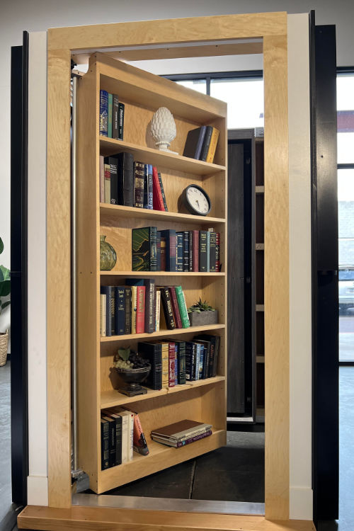 DIY Hidden Door Open