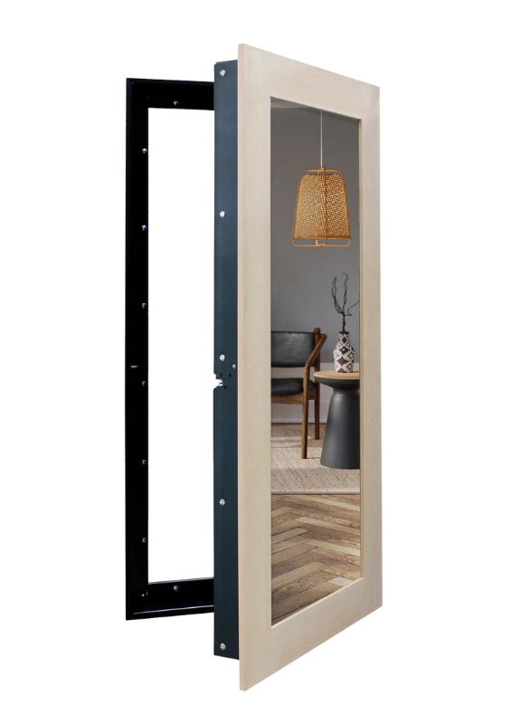 Valut Mirror Secret Door Open