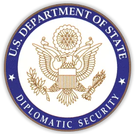 diplomatic security US department of state badge