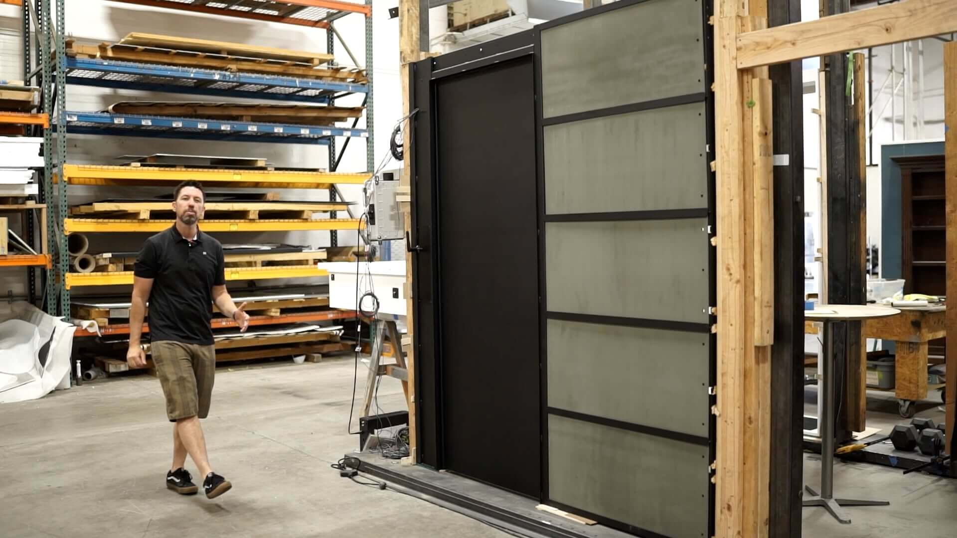 Steve humble gives a detailed tour of the secure pocket door