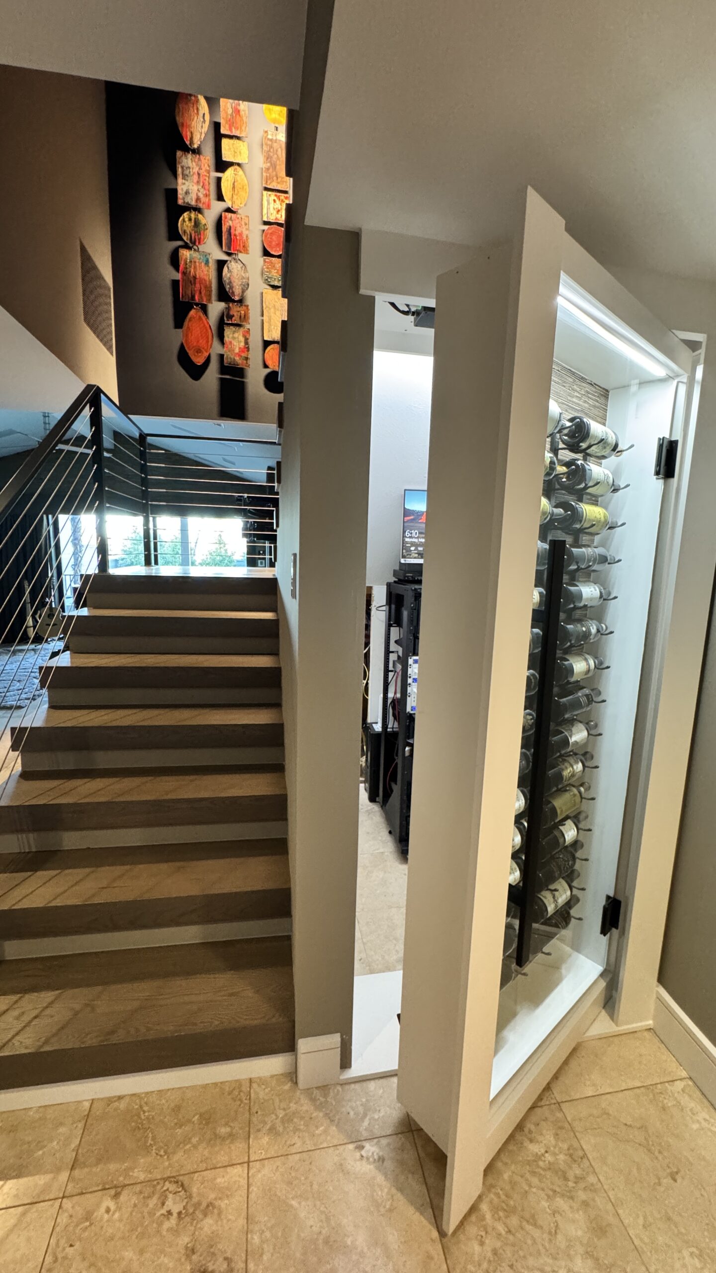 Wine Rack Secret Door Open